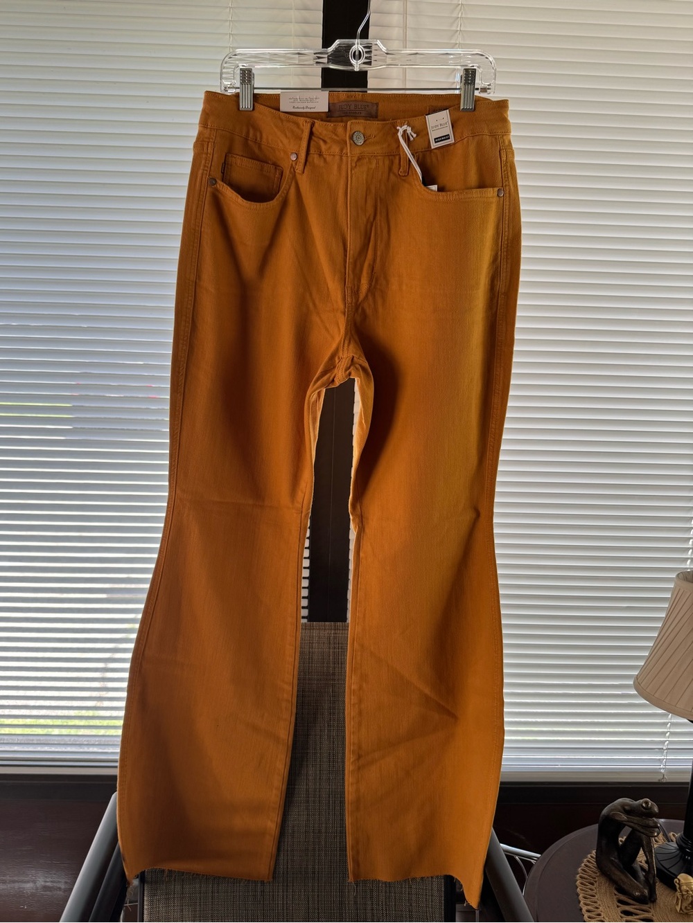 Judy Blue Melinda High Waist Tummy Control Flare Jeans Marigold Size 14W- NWT